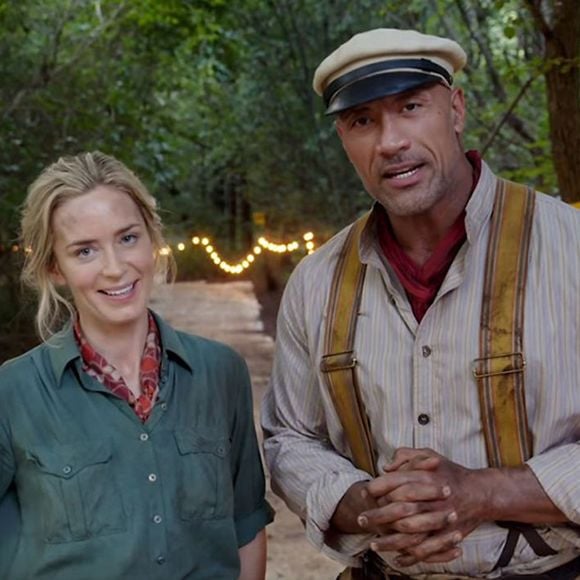 Emily Blunt et Dwayne Johnson dans "Jungle Cruise"