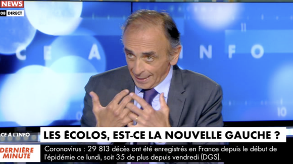 CNews : Eric Zemmour compare le vert des écologistes au vert de l'islam