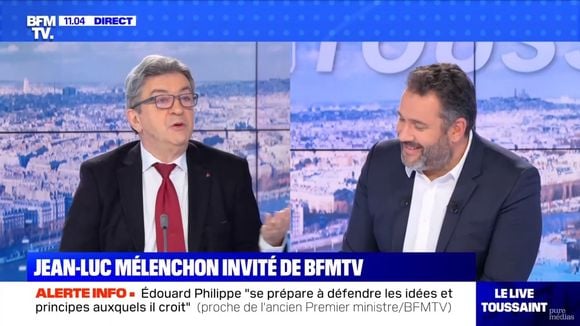 Jean-Luc Mélenchon sur BFMTV.