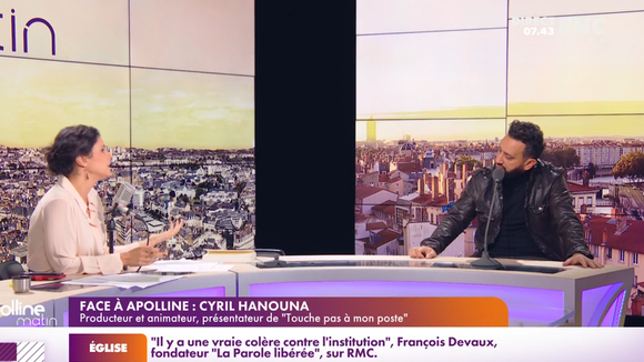 L'étonnante réflexion d'Apolline de Malherbe face à Cyril Hanouna