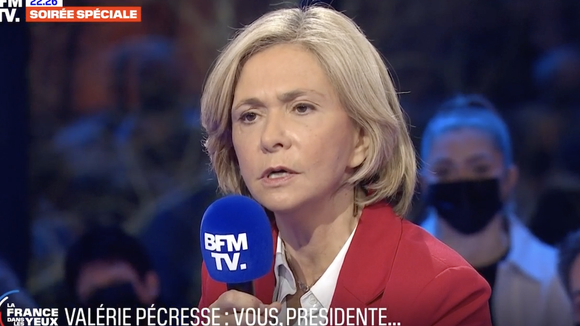 "La France dans les yeux" : Quand Valérie Pécresse se plaint d'un débat de BFMTV... sur BFMTV