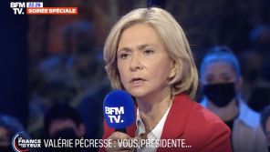 &quot;La France dans les yeux&quot; : Quand Valérie Pécresse se plaint d&#039;un débat de BFMTV... sur BFMTV
