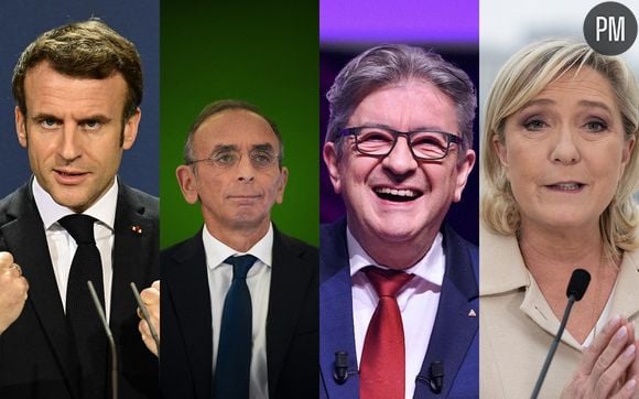 Les candidats à l'élection présidentielle de 2022.