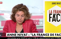 Anne Nivat sur le plateau de "L'heure des pros" sur CNews le 2 février 2022.