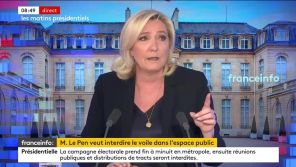 Marine Le Pen s'attaque au "Monde" : "Tout ce qui y écrit n'est pas juste !"
