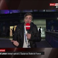 "C'est allé très vite !" : Bertrand Latour frappé avant la finale de Ligue des champions