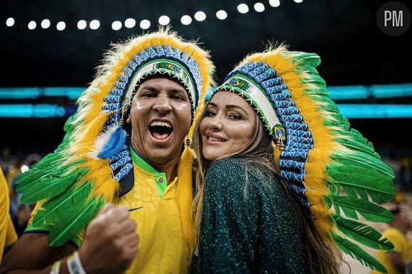 Des supporters brésiliens