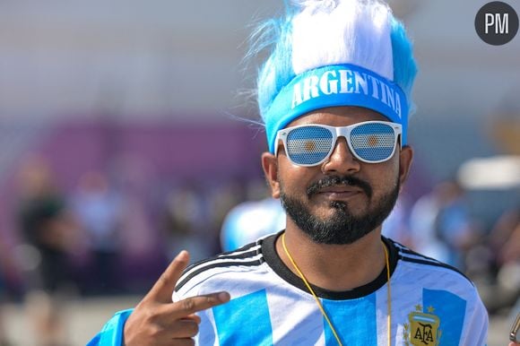 Un supporter argentin