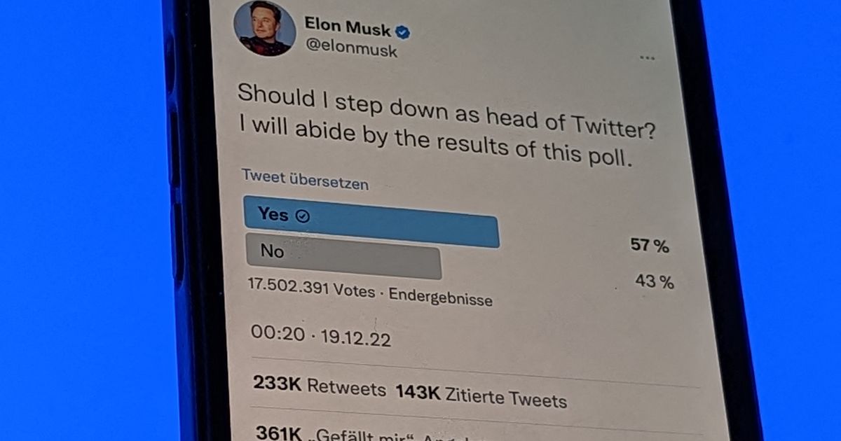 Twitter : Elon Musk va démissionner de son poste de PDG et cherche un ...