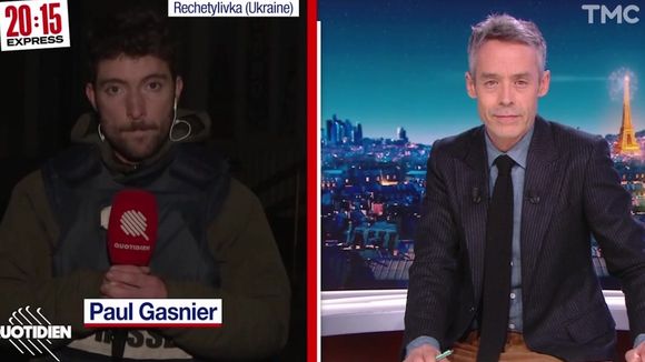 Paul Gasnier ("Quotidien") raconte ce qu'il s'est passé après l'explosion survenue pendant son duplex