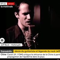 Mort de Jeff Beck : La bourde de franceinfo: qui diffuse des images de... Jeff Buckley