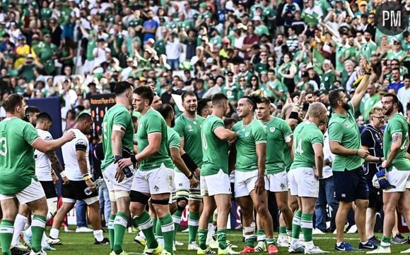 L'équipe d'Irlande à la coupe du monde de rugby.