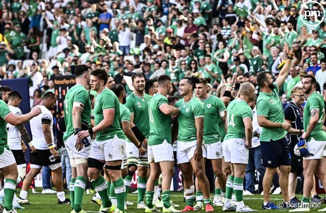 L'équipe d'Irlande à la coupe du monde de rugby.