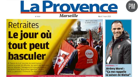 La Une de "La Provence".