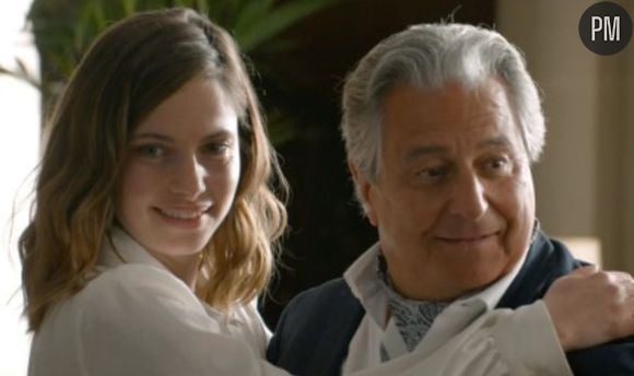 Christian Clavier et Chloé Coulloud dans "Cocorico".