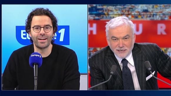 Passage d'antenne entre Pascal Praud et Thomas Isle à l'antenne d'Europe 1 et CNews