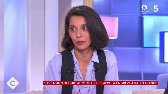 "C'est pénible que toute une antenne soit réduite à une blague pourrie" : Sophia Aram s'en prend à Guillaume Meurice dans "C à vous"