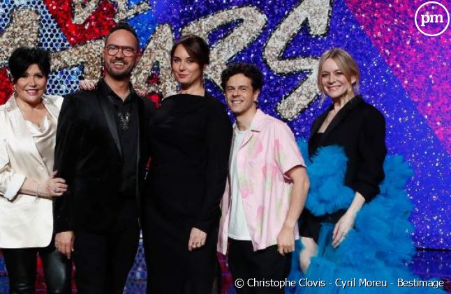 Julia Vignali et le jury de "Voix de stars", avec Jarry, Liane Foly, Muchaël Gregorio et Véronic Dicaire