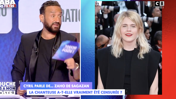 "Venez directement ici m'insulter" : En direct dans "TPMP", Cyril Hanouna répond aux critiques de Zaho de Sagazan