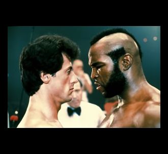 Sylvester Stallone face à Mister T dans 'Rocky III'.