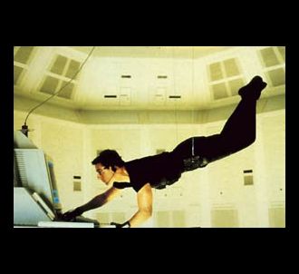 Tom Cruise dans 'Mission impossible'.
