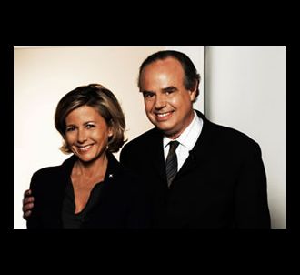 Claire Chazal et Frédéric Mitterrand, animateurs sur Pink...