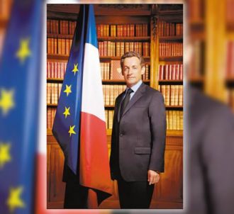Portrait officiel du président Nicolas Sarkozy