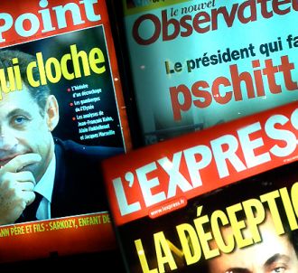 Nicolas Sarkozy, en Une des hebdos.