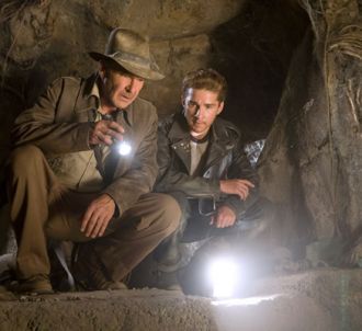 Harrison Ford et Shia LaBeouf dans 'Indiana Jones et le...