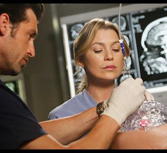 Derek Sheperd et Ellen Pompeo dans 'Grey's Anatomy'