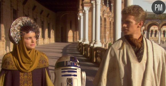 Natalie Portman et Hayden Christensen dans "Star Wars épisode 2 : l'attaque des clones"