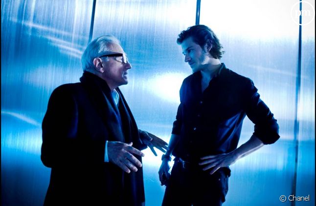 Gaspard Ulliel tourne sous la direction de Martin Scorsese pour la marque Chanel.