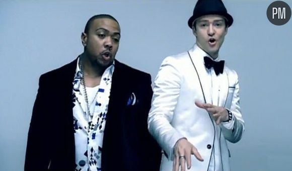 Timbaland et Justin Timberlake dans "Carry Out"