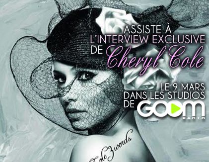 Ozap et Goom Radio vous invitent à rencontrer Cheryl Cole (màj)