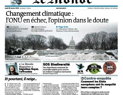 Presse : "Le Monde" évolue le 29 mars et arrive sur l'iPad