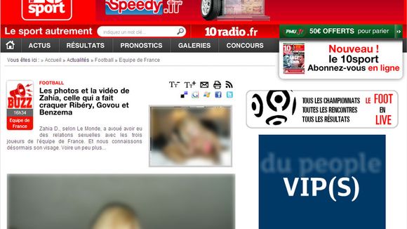 Equipe de France : les médias dévoilent des clichés personnels de la jeune escort girl