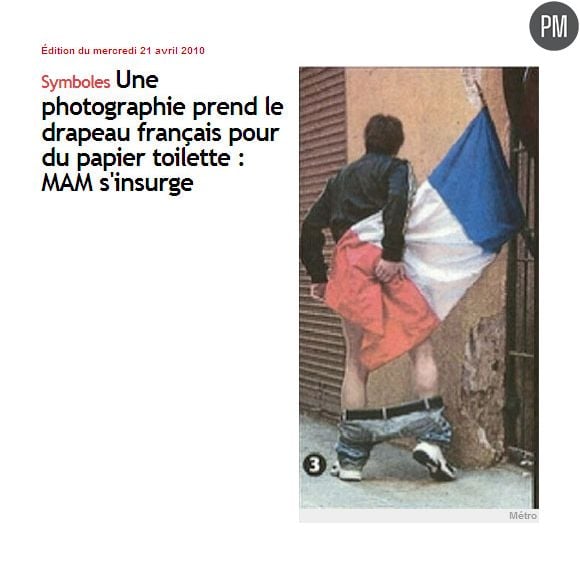 Le cliché exposé à Nice et relayé par le quotidien "Midi Libre"