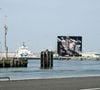 Le portrait de Franck Ribéry sur le port de Boulogne-sur-mer