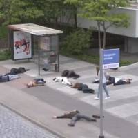 Un flashmob choc contre le nucléaire en Suisse (vidéo)