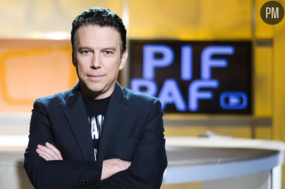 Philippe Vandel sur le plateau de "Pif Paf"