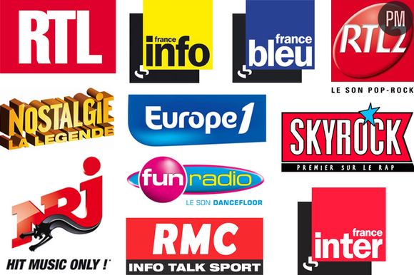 Les logos des radios françaises