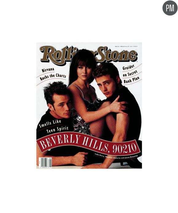 Le cast de Beverly Hills en couverture de Rolling Stone