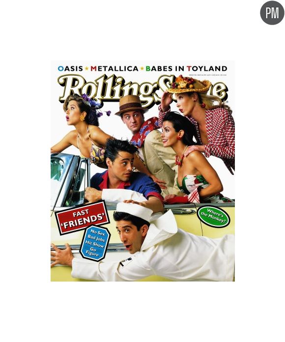 Le cast de Friends en couverture de Rolling Stone