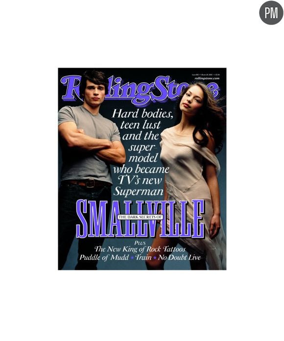 Les héros de Smallville en couverture de Rolling Stone