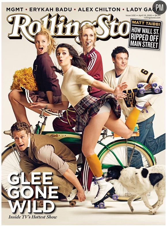 Les acteurs de Glee en couverture de Rolling Stone