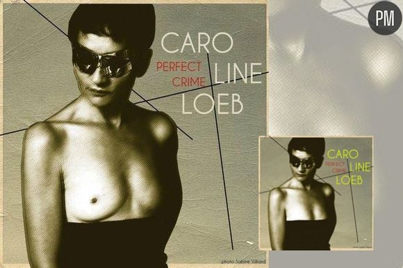 L'album de Caroline Loeb, "Perfect Crime", et la version iTunes (à droite)