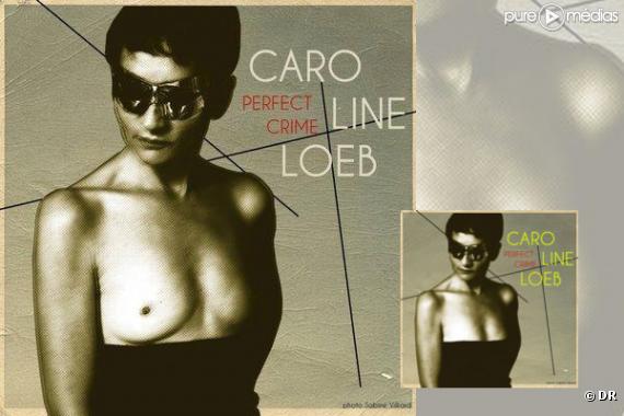 L'album de Caroline Loeb, "Perfect Crime", et la version iTunes (à droite)