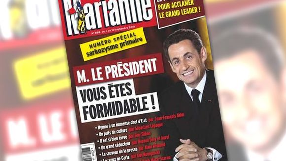 "Marianne" encense Sarkozy... pour mieux le descendre