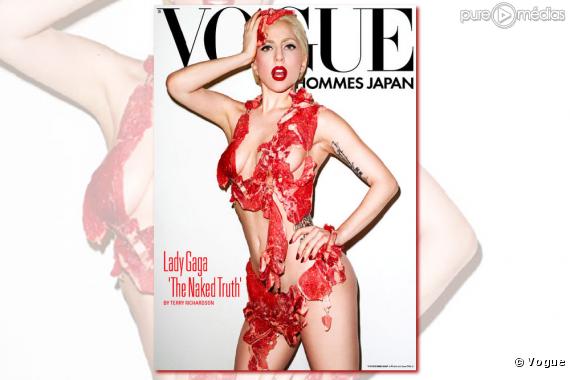 Lady Gaga en Une du Vogue Hommes Japon