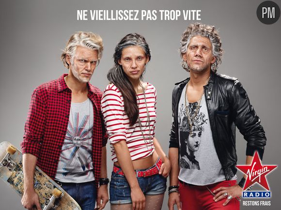 Campagne d'affichage de Virgin Radio, en septembre 2010